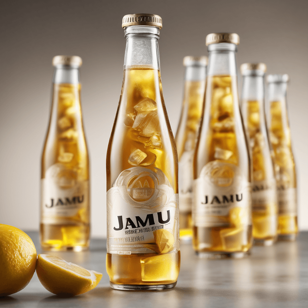 Botol Kaca Minuman Energi: Desain Premium Brand Modern