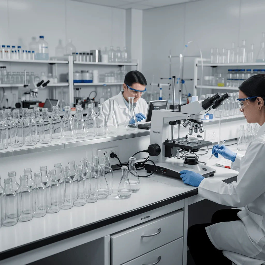 Proses Quality Control Botol Kaca di Laboratorium: Panduan Lengkap untuk Industri Farmasi